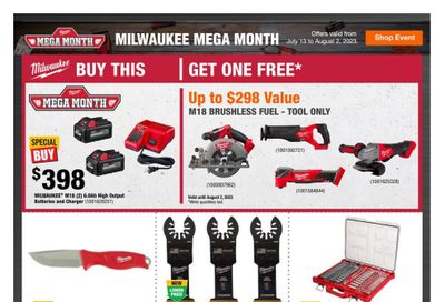 Home Depot Pro Flyer July 13 to August 2