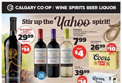 Calgary Co-op Liquor Flyer July 13 to 19