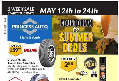 Princess Auto Flyer May 12 to 24