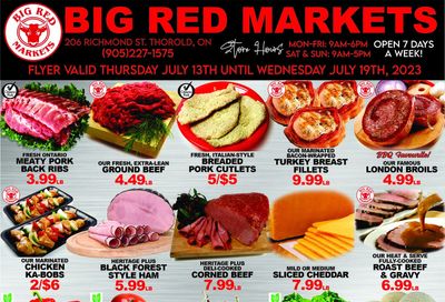 Big Red Markets Flyer July 13 to 19