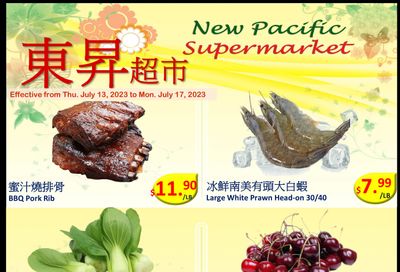 New Pacific Supermarket Flyer July 13 to 17