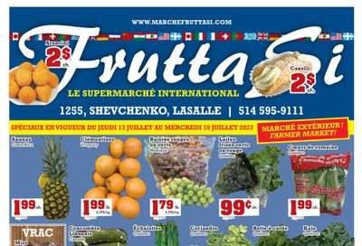 Frutta Si Flyer July 13 to 19