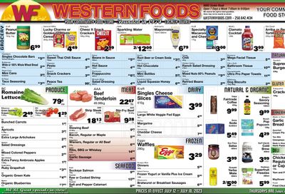 Western Foods Flyer July 12 to 18