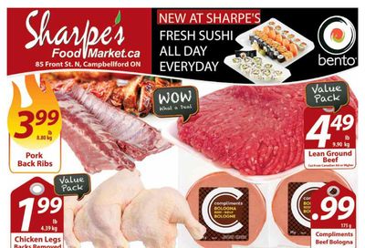 Sharpe's Food Market Flyer July 13 to 19