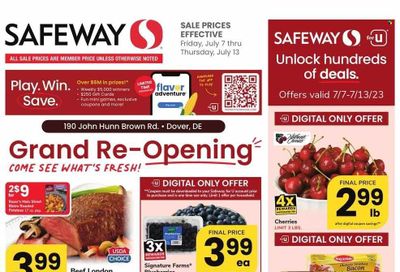 Safeway (DE) Weekly Ad Flyer Specials July 7 to July 13, 2023