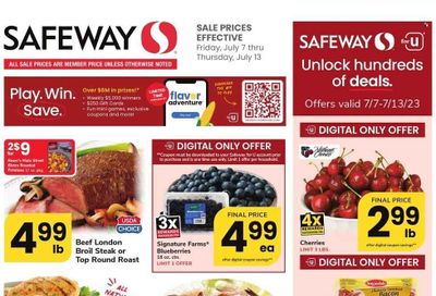 Safeway (DE) Weekly Ad Flyer Specials July 7 to July 13, 2023