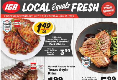 IGA (KY) Weekly Ad Flyer Specials July 12 to July 18, 2023