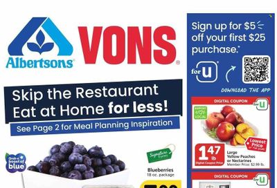 Vons (CA) Weekly Ad Flyer Specials July 12 to July 18, 2023