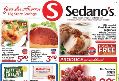 Sedano's (FL) Weekly Ad Flyer Specials July 12 to July 18, 2023