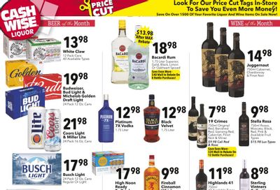 Cash Wise Liquor Only (MN) Weekly Ad Flyer Specials July 9 to July 15, 2023