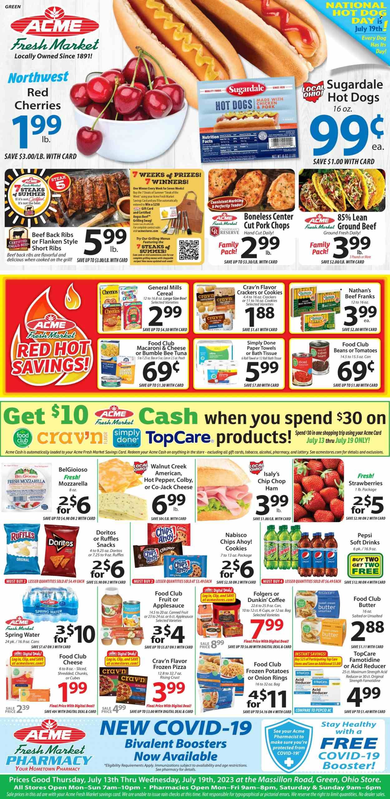 ACME Fresh Market (OH) Weekly Ad Flyer Specials July 12 to July 18, 2023