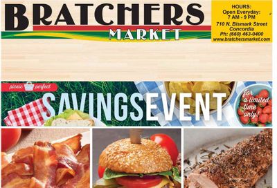 Bratchers Market (MO) Weekly Ad Flyer Specials July 12 to July 18, 2023