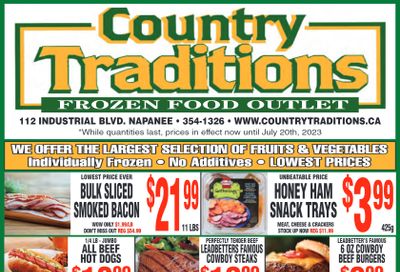 Country Traditions Flyer July 13 to 20