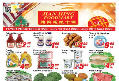 Jian Hing Foodmart (Scarborough) Flyer July 14 to 20