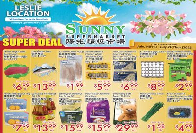 Sunny Supermarket (Leslie) Flyer July 14 to 20