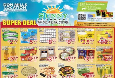 Sunny Foodmart (Don Mills) Flyer July 14 to 20