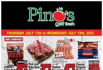 Pino's Flyer July 13 to 19