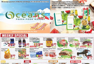 Oceans Fresh Food Market (Mississauga) Flyer July 14 to 20