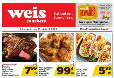Weis (MD, NY, PA) Weekly Ad Flyer Specials July 13 to July 19, 2023