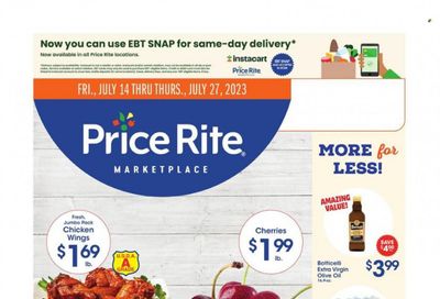 Price Rite (CT, MA, MD, NH, NJ, NY, PA, RI) Weekly Ad Flyer Specials July 14 to July 27, 2023