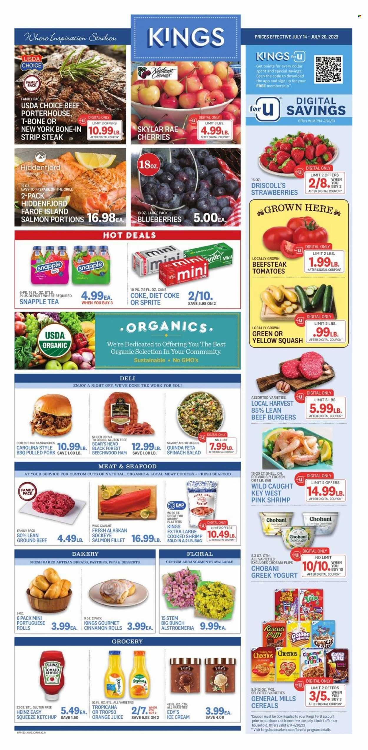 Kings Food Markets (CT, NJ, NY) Weekly Ad Flyer Specials July 14 to July 20, 2023