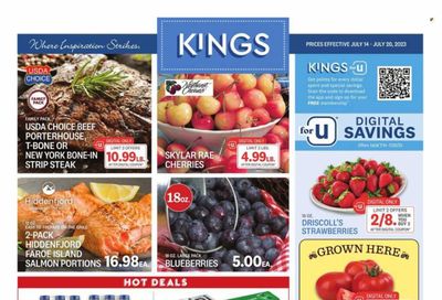 Kings Food Markets (CT, NJ, NY) Weekly Ad Flyer Specials July 14 to July 20, 2023