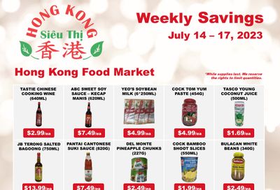 Hong Kong Food Market Flyer July 14 to 17