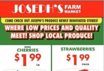 Joseph's Farm Market Flyer July 15 to 19