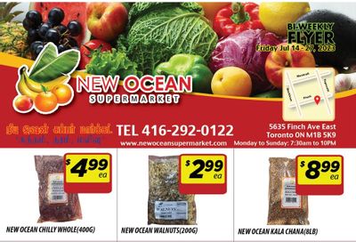 New Ocean Supermarket Flyer July 14 to 27