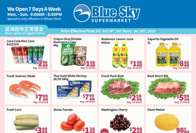 Blue Sky Supermarket (North York) Flyer July 14 to 20
