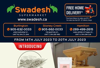 Swadesh Supermarket Flyer July 14 to 20