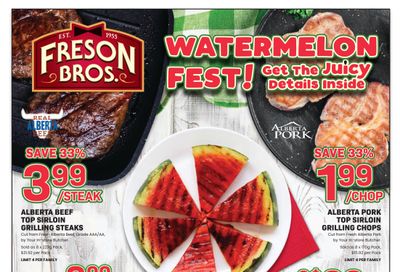 Freson Bros. Flyer July 21 to 27