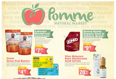 Pomme Natural Market Monthly Flyer October 31 to December 4 