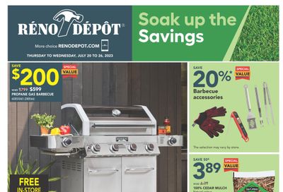 Reno Depot Flyer July 20 to 26