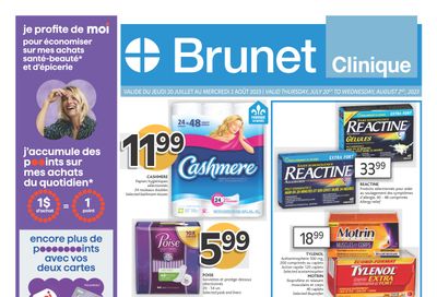Brunet Clinique Flyer July 20 to August 2