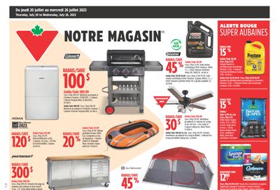 Canadian Tire (QC) Flyer July 20 to 26