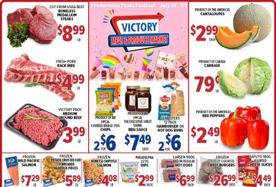 Victory Meat Market Flyer July 18 to 22