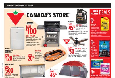 Canadian Tire (West) Flyer July 21 to 27