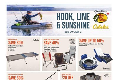 Cabela's Flyer July 20 to August 2
