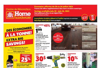 Home Hardware Building Centre (QC) Flyer July 20 to 26