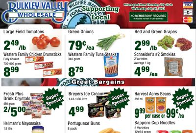 Bulkley Valley Wholesale Flyer July 20 to 26