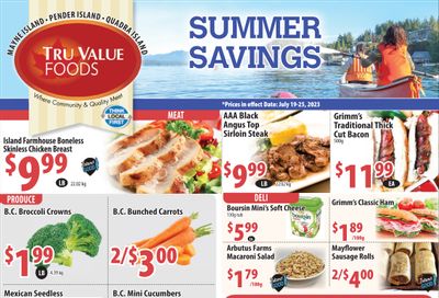 Tru Value Foods Flyer July 19 to 25