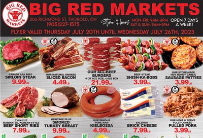 Big Red Markets Flyer July 20 to 26