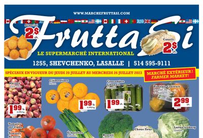 Frutta Si Flyer July 20 to 26