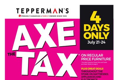 Tepperman's Flyer July 21 to 27
