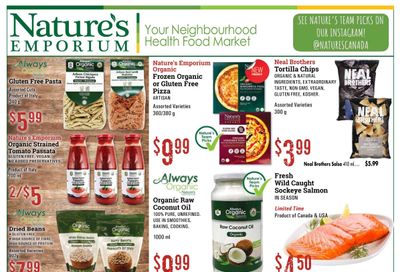Nature's Emporium Bi-Weekly Flyer July 20 to August 2