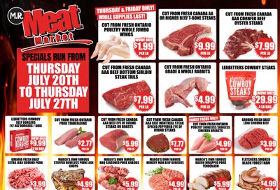 M.R. Meat Market Flyer July 20 to 27