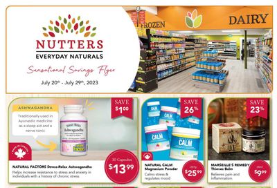 Nutters Everday Naturals Flyer July 20 to 29