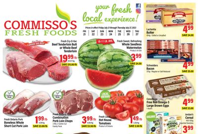 Commisso's Fresh Foods Flyer July 21 to 27