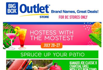 Big Box Outlet Store Flyer July 20 to 27
